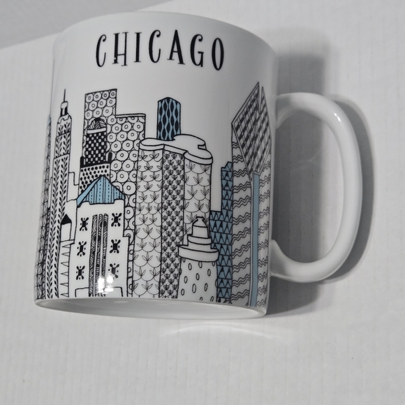 Chicago Oversized Mug Chicago Mug Ceramic Coffee Cup Souvenir Windy City - Picture 4 of 13